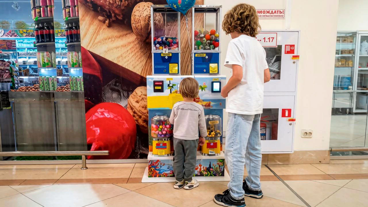 Автомат по продаже игрушек MiniShop без личного кабинета