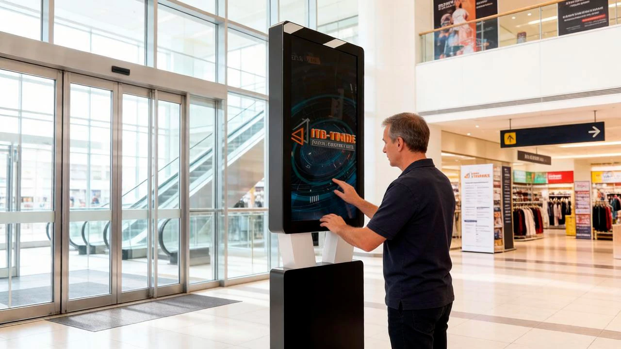 Интерактивная сенсорная стойка Y43 с экраном 43 дюйма