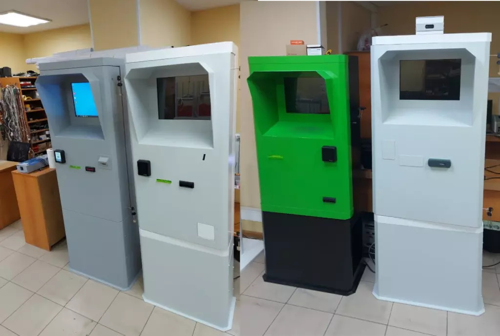 Электронные кассиры ЭКУ-2 в разных модификациях, кастомизированных под требования заказчиков