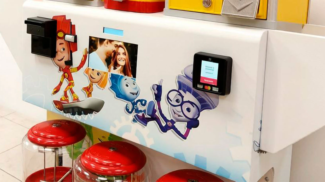 Автомат по продаже игрушек MiniShop на 8 колб | ИТБ