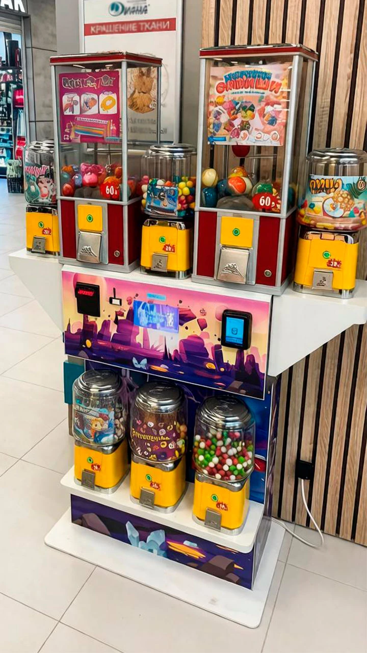Автомат по продаже игрушек MiniShop на 8 колб | ИТБ