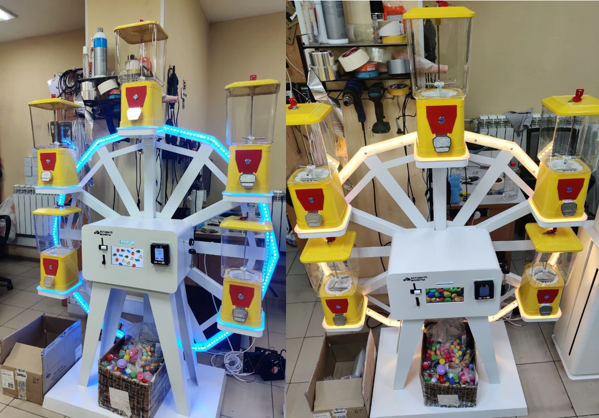 Новый торговый автомат с игрушками MiniShop Колесо