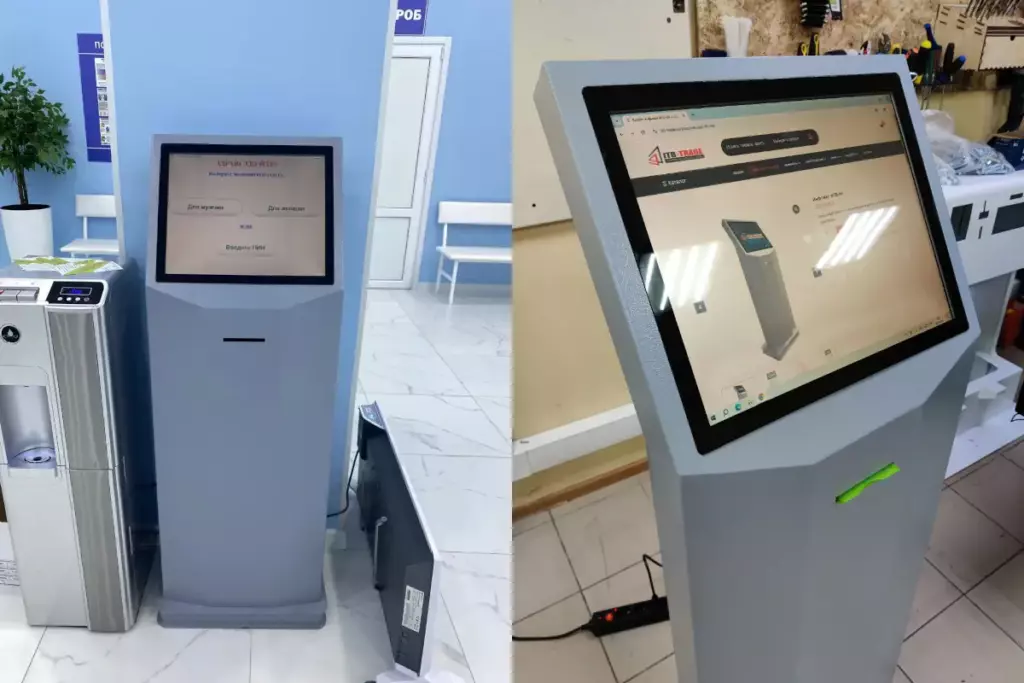 Наш терминал и система электронной очереди в медцентре в Оренбурге