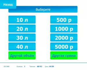 Прием оплаты на терминале АЗС Прием оплаты на терминале АЗС